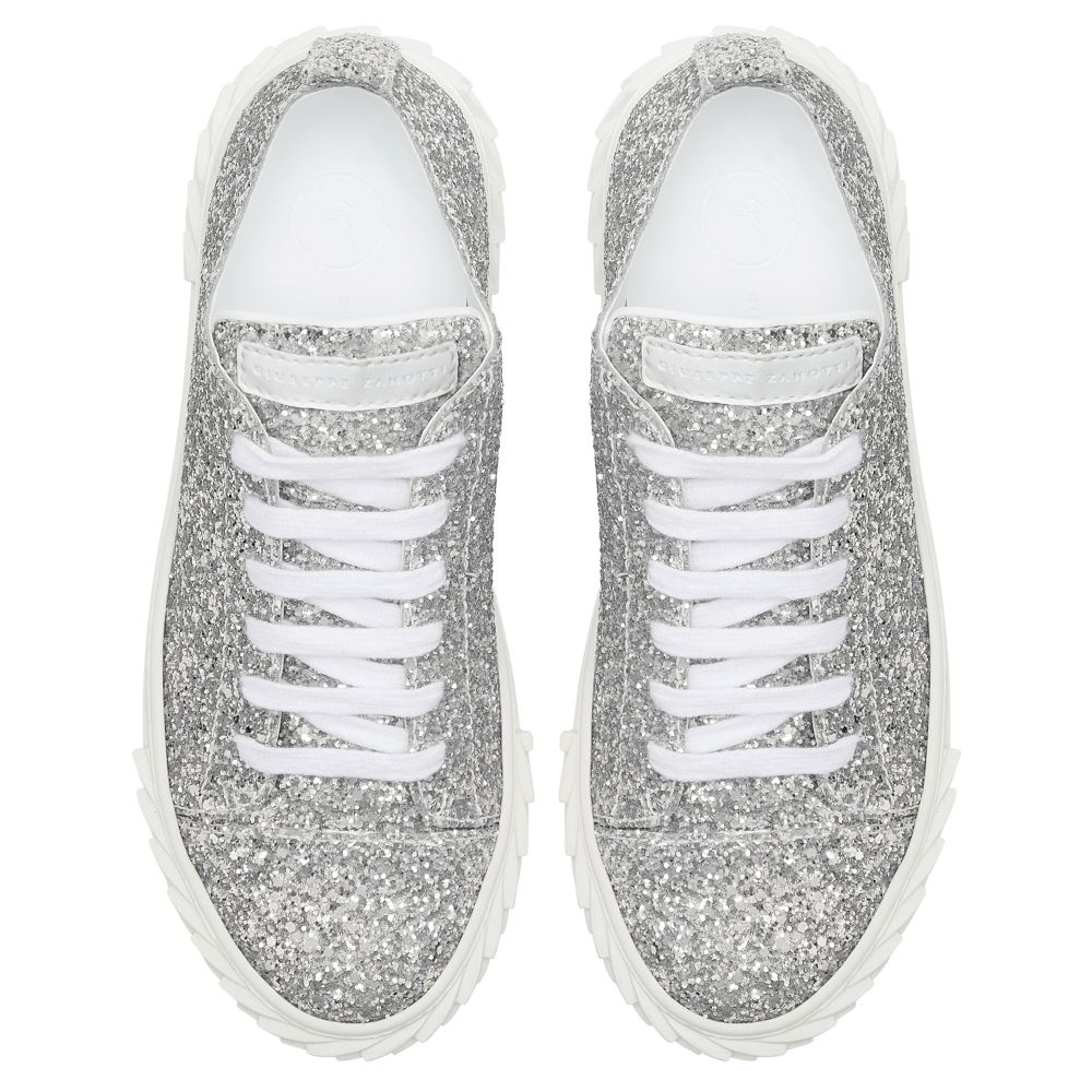 ECOBLABBER - Silver - Low-top sneakers
