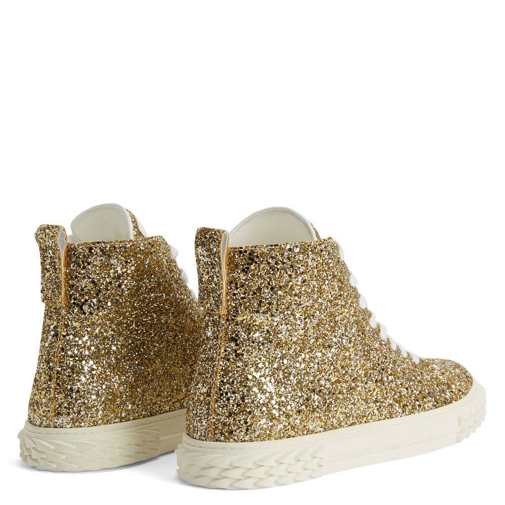 ECOBLABBER - Gold - Mid top sneakers