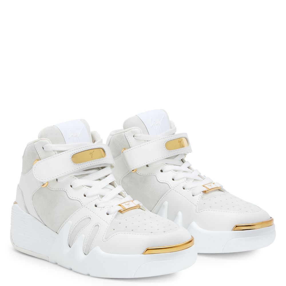 TALON - White - Mid top sneakers