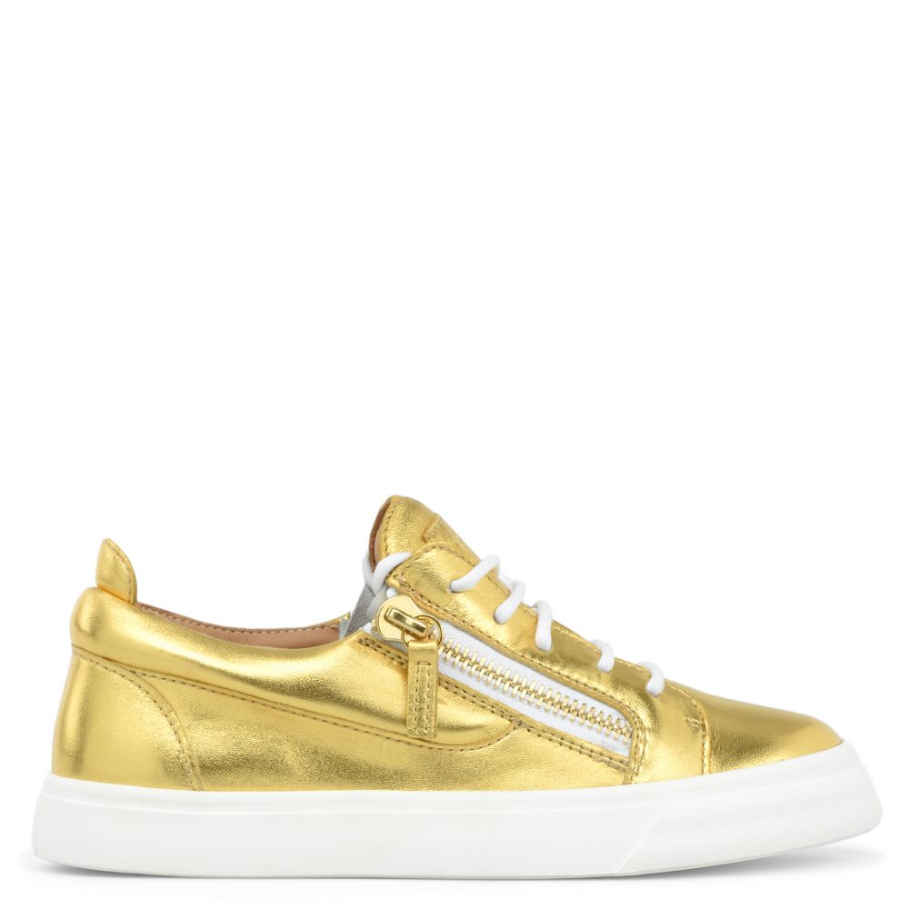 NICKI - Low top sneakers - Gold | Zanotti ® Outlet US
