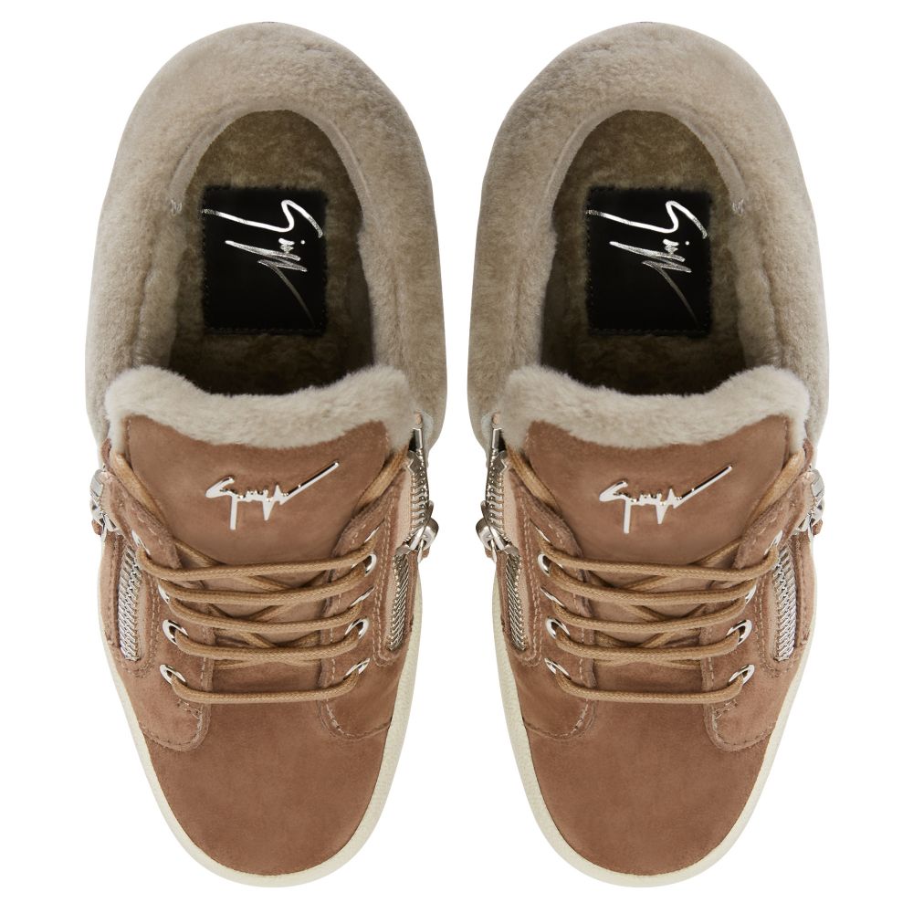 KRISS WEDGE WINTER - Brown - Mid top sneakers
