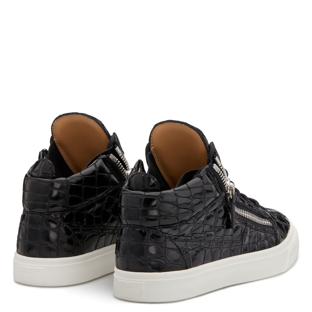 KRISS - Mid top sneakers - Black | Giuseppe Zanotti ® Outlet US