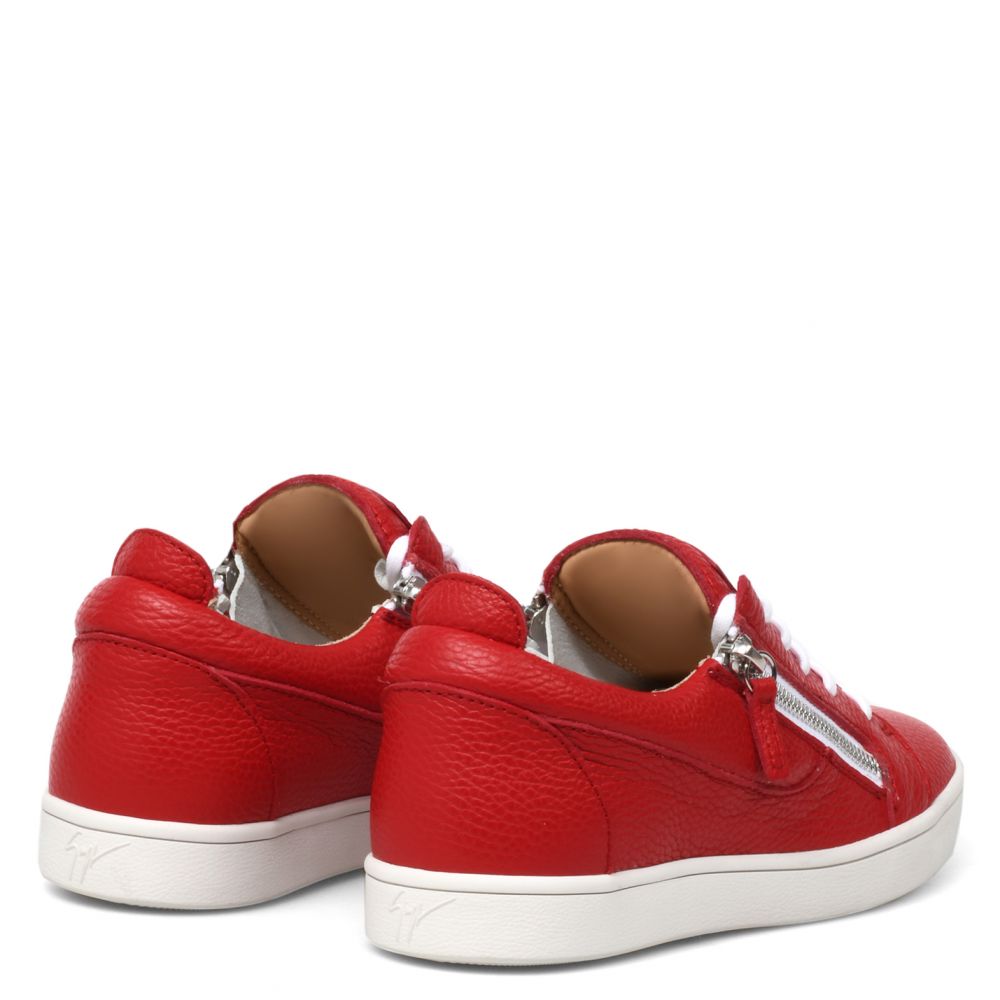 Sneakers NickiGiuseppe Zanotti in Pelle di colore Rosso Donna Scarpe da Sneaker da Sneaker basse 