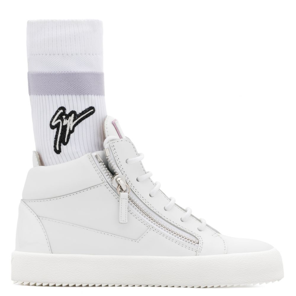 KRISS PLUS - Mid top sneakers - White 