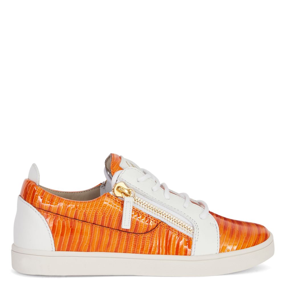 NICKI - Orange - Low-top sneakers