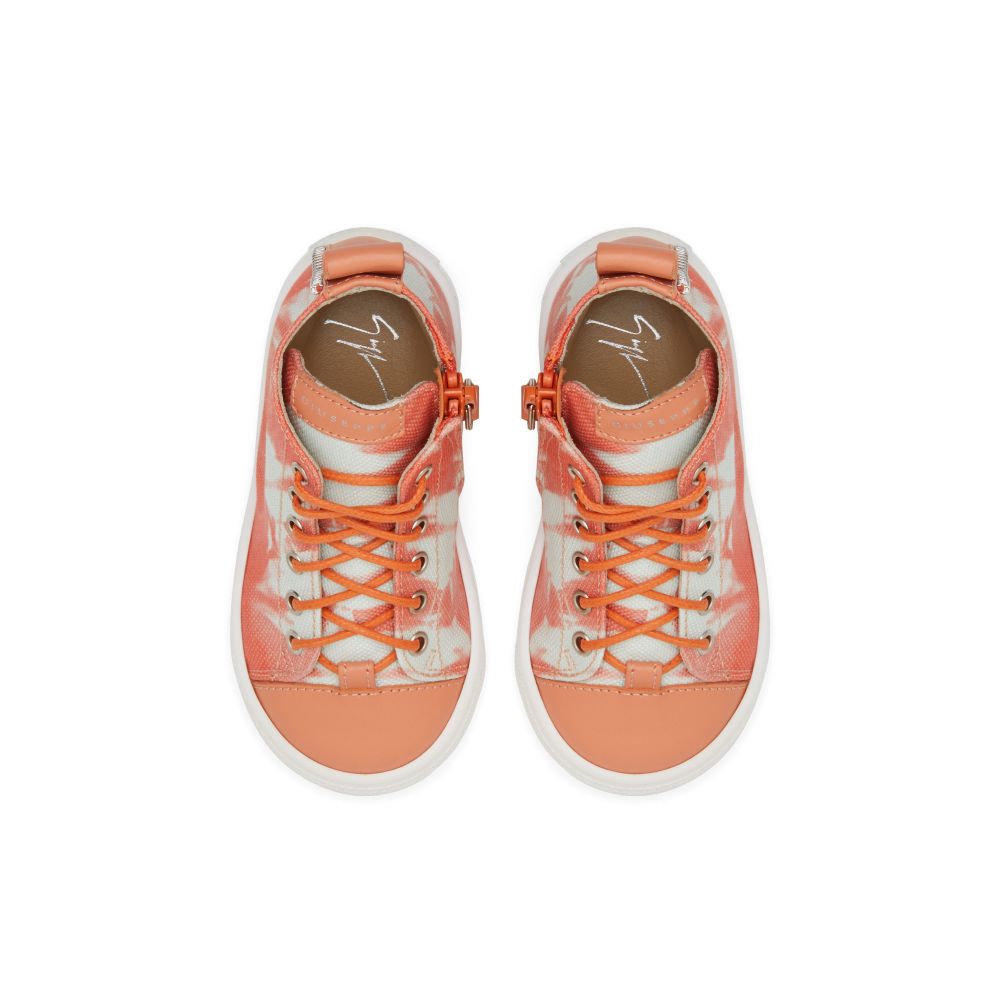MATTIA - Orange - Mid top sneakers
