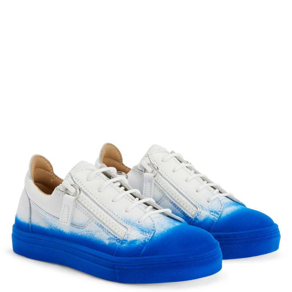NEW UNFINISHED JR. - Blue - Low-top sneakers