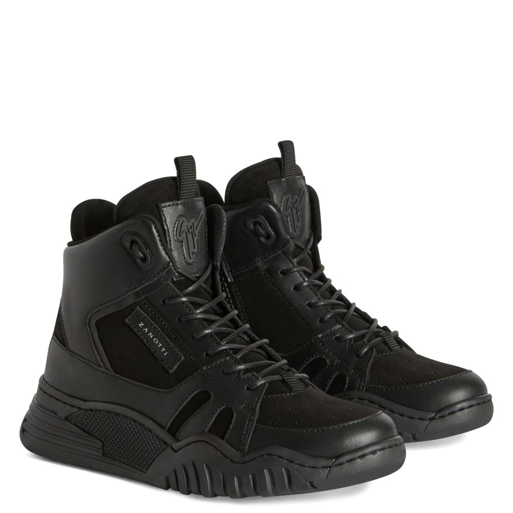 TALON JR. - Black - Mid top sneakers