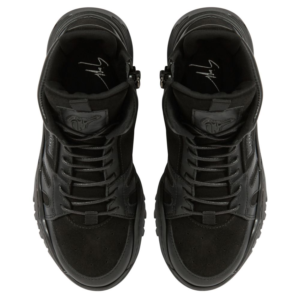 TALON JR. - Black - Mid top sneakers