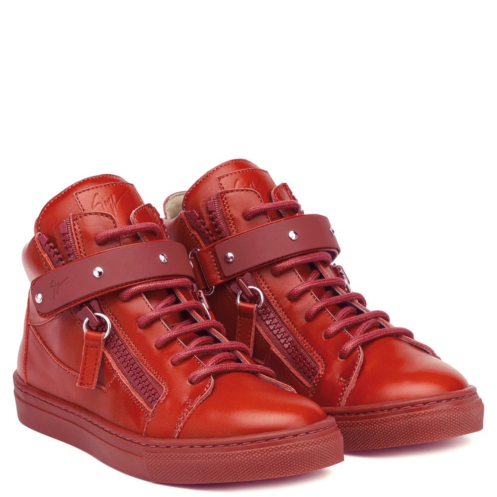 TAYLOR - Red - Mid top sneakers