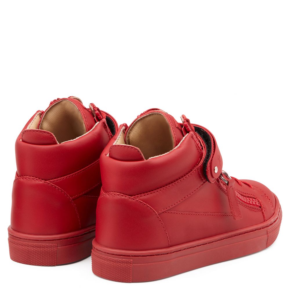 Opbevares i køleskab barndom Udvidelse TAYLOR - Mid top sneakers - Red | Giuseppe Zanotti ® Outlet US
