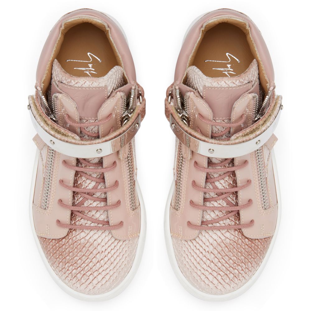 KRISS 1/2 JR. - Pink - Mid top sneakers