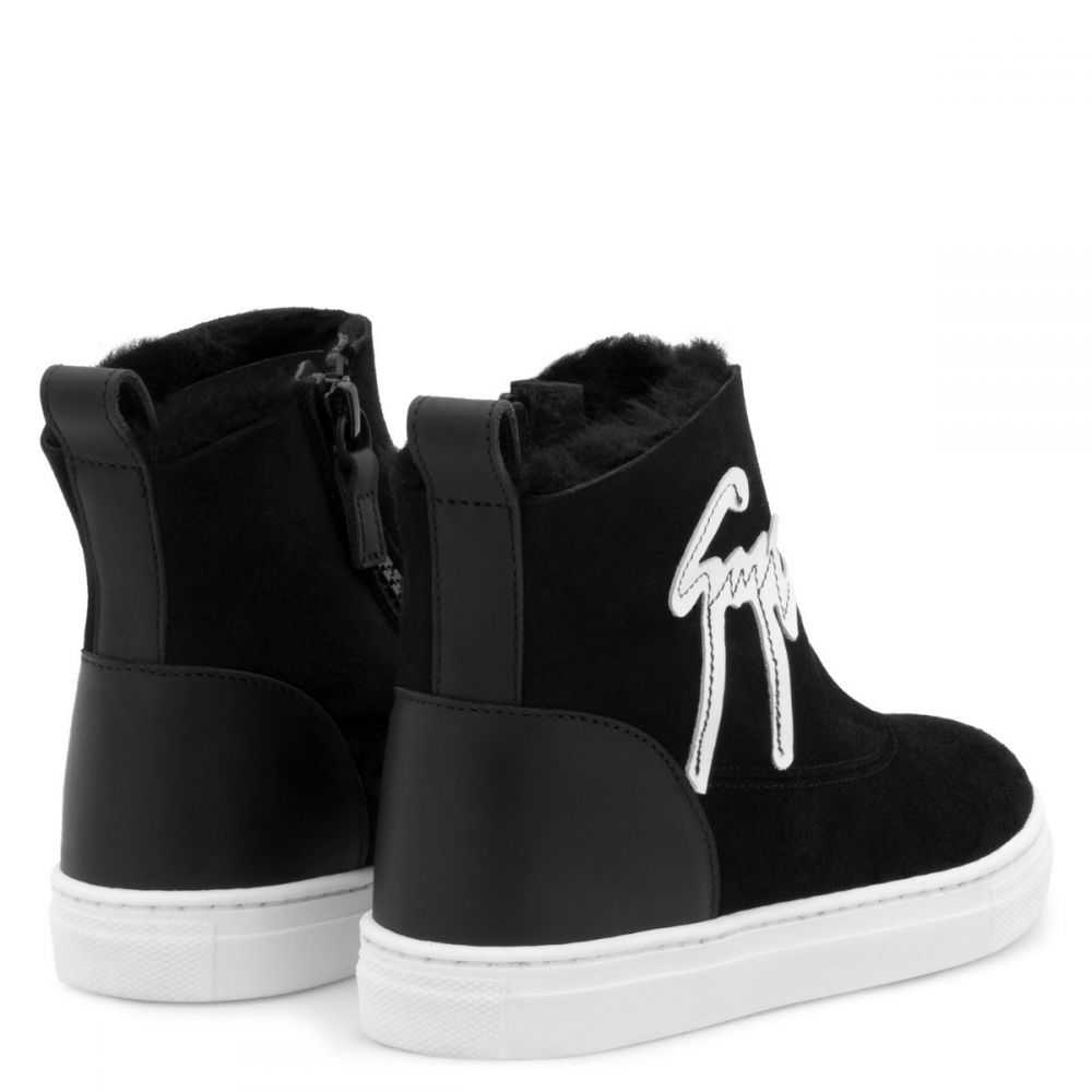 CYRIL JR. - Black - High top sneakers