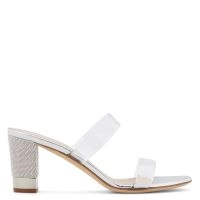 【OSSO ITALY】オッソイタリイ『ANGELA アンジェラ』WSS01 AQUAZZURA Tessa 85 metallic leather sandals - Enny Monaco