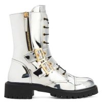 GIUSEPPE ZANOTTI　サイドジップ　編み上げブーツ　EU　37　美品 E270000001_A_1.webp