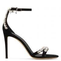 Giuseppe Zanotti 36 ミュール Giuseppe Zanotti Purple Patent Leather Cruel Ankle Strap