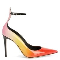 【新品】High Heels : ハイヒール フランク・リスポリ Ankle Strap Pointed Toe Rhinestone High Heel Pumps Women