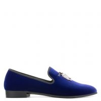 SHARK - Loafers - Blue | Giuseppe Zanotti ® Outlet US