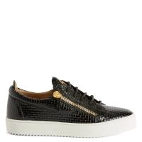 ●GIUSEPPE ZANOTTI●メンズ Frankie スニーカー FRANKIE - Low top sneakers - Black | Giuseppe Zanotti - USA
